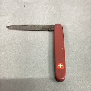Vintage Red Swiss Army Knife - 1 Blade